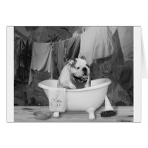 Bath time big fellow card