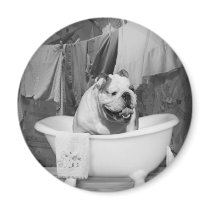 Bath time big fellow fridge magnet