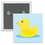 Bath Time Yellow Duck Buttons