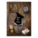 Bath Tub Wash Bucket Western Photography Backdrop cards