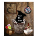 Bath Tub Wash Bucket Western Photography Backdrop posters