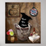 Bath Tub Wash Bucket Western Photography Backdrop Poster