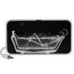 x-ray art, bath, skeletons, halloween, creatures,