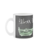 Bath Tub X-Ray Skeleton Green Mug
