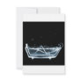 BATH TUB X-RAY VISION SKELETON - BLUE PERSONALIZED INVITATIONS