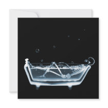 BATH TUB X-RAY VISION SKELETON - BLUE ANNOUNCEMENT