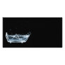 BATH TUB X-RAY VISION SKELETON - BLUE PHOTO CARD