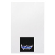 BATH TUB X-RAY VISION SKELETON - ORIGINAL PERSONALIZED STATIONERY