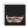 BATH TUB X-RAY VISION SKELETON - RED INVITATION