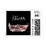 BATH TUB X-RAY VISION SKELETON - RED STAMP
