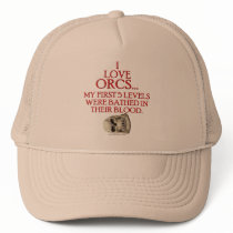 Bathed In Orc Blood hats