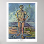 Bather By Paul Cezanne Poster