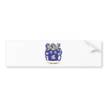 Bather Coat of Arms (Family Crest) Bumper Sticker