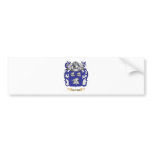 Bather Coat of Arms (Family Crest) Bumper Sticker