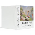 Bathers at Asnieres Vinyl Binder