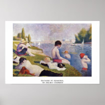 Bathers At Asnieres,  By Seurat Georges Posters