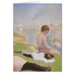 Bathers at Asnieres Card