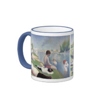 Bathers at Asnieres, Georges Seurat Mugs