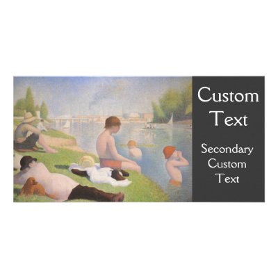 Bathers at Asnieres Photo Greeting Card by ImmortalArtwork