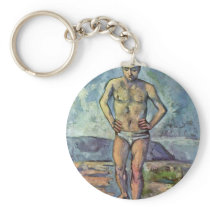 Bathers By Paul Cézanne (Best Quality) Keychains