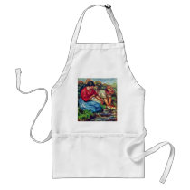 Bathers By Pierre-Auguste Renoir (Best Quality) Apron