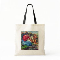 Bathers By Pierre-Auguste Renoir (Best Quality) Canvas Bags