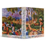 Bathers By Pierre-Auguste Renoir (Best Quality) 3 Ring Binder