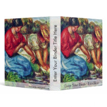 Bathers By Pierre-Auguste Renoir (Best Quality) Binder