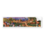 Bathers By Pierre-Auguste Renoir (Best Quality) Bumper Sticker