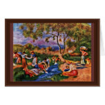 Bathers By Pierre-Auguste Renoir (Best Quality) Card