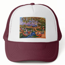 Bathers By Pierre-Auguste Renoir (Best Quality) Trucker Hat