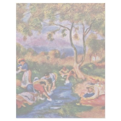 Bathers By Pierre-Auguste Renoir (Best Quality) Personalized Letterhead by Artcollection