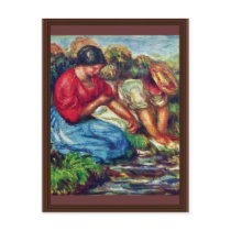 Bathers By Pierre-Auguste Renoir (Best Quality) Postcards