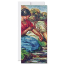 Bathers By Pierre-Auguste Renoir (Best Quality) Rack Card Design
