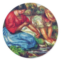 Bathers By Pierre-Auguste Renoir (Best Quality) Stickers