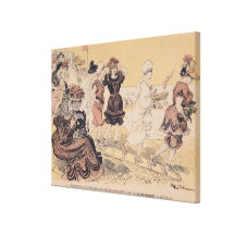 Bathers, from L'Assiette au Beurre Stretched Canvas Prints