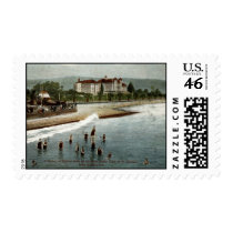 Bathers, Hotel Potter, Santa Barbara CA, 1908 Postage Stamp