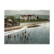 Bathers, Hotel Potter, Santa Barbara CA, 1908 Post Card