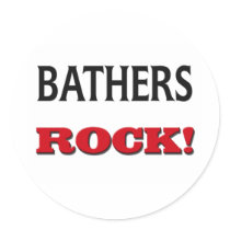 Bathers Rock Stickers