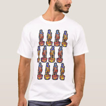 Bathers Rows t-shirts by lyradius Bathers Rows t-shirts