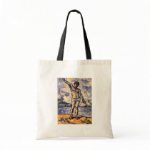 Bathers With Outstretched Arms By Paul Cézanne Tote Bags