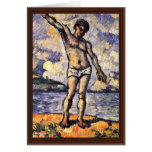 Bathers With Outstretched Arms By Paul Cézanne Card