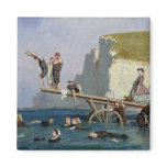Bathing at Etretat Fridge Magnets