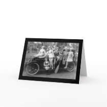 Bathing Beauties on a Car 1919 cards by lc_vintagephotos Bathing Beauties on a Car 1919 cards