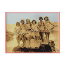 Bathing Beauties Postcard by AlabasterRose Bathing Beauties Postcard
