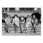 Bathing Beauty Costume Contest Vintage Glamour Greeting Cards