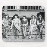 Bathing Beauty Costume Contest Vintage Glamour Mouse Pads