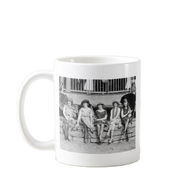 Bathing Beauty Costume Contest Vintage Glamour Coffee Mug by fotoshoppe