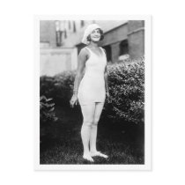 Bathing Beauty, early 1900s Postcard
