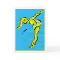Bathing Beauty Greeting Card by donnabellas Bathing Beauty Greeting Card